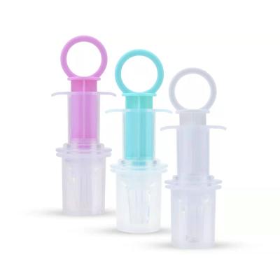 China Newborn Baby Medicine Feeder Baby Syringe Anti-clog Water Push Medicine Feeder Baby Safety Household Silicone Nipple Conductive Type Liquid Type for sale