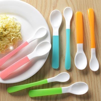 China BPA Free Silicone Feeding Spoon Food Feeding Spoon Free Newborn Soft Extra Dimension Baby Kids Training Tableware for sale