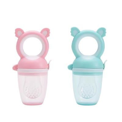 China BPA Free Baby Pacifier Fresh Vegetable Bite Bag Baby Fruit Feeder Koala Shape Silicone Feeding High Quality Nipple for sale