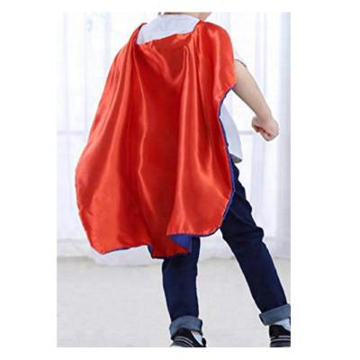 China Polyester Double Sided Kids Superhero Capes With Logo Customized Available Size 27 Inches for sale