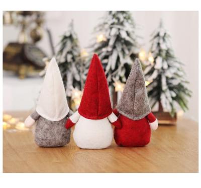 China Handmade Swedish Fabric Christmas Santa Sitting Tomte Gnome Plush Doll for sale