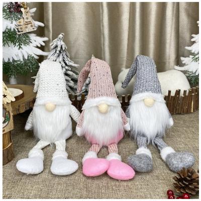 China Large Handmade Swedish Fabric Christmas Santa Tomte Gnome Hanging Plush Doll for sale