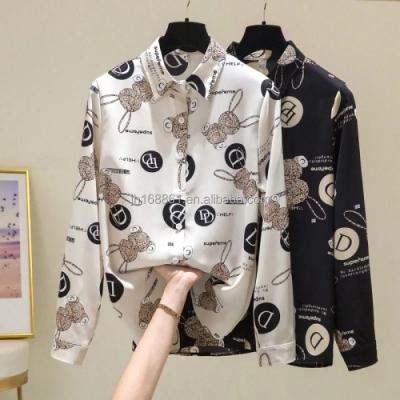 China Wholesale Anti-Shrink Women's Shirt Blouse Fashion Printed Women's Pants Suit for Women for sale