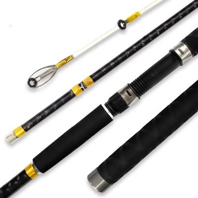 China High Carbon Taiwan Fiber Rod 3 Sections 250g Carbon Rod 3.3m Surfcasting Rod Solid Fishing Rod Full for sale