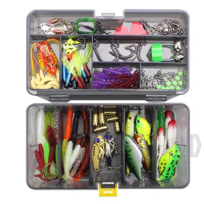 China Metal+Plastic Mixed Fish Kit Lushazer Fishing Soft Lure Fishing Soft Lure Set for sale