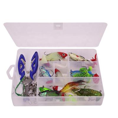 China Lead+Plastic Fishing Lure Box Set Fishing Lure Cover Balsa Fishing Lure for sale