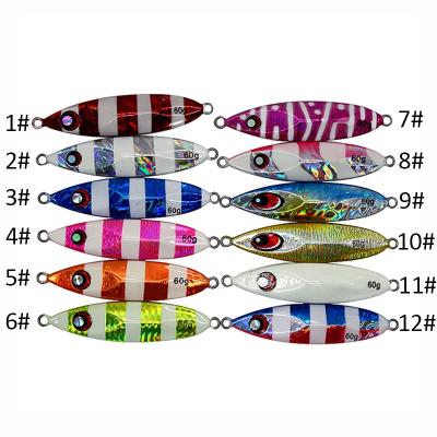 China High Quality Fishing Lure Hot Selling Metal Bait Metal Bait Fish Lure Hard Jig Slow Baiting Luminous for sale