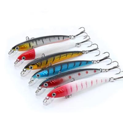 China ABS Plastic On Sale 4g ​​8cm 6 Colors ABS Jig Minnow Lure Bait Floating Lure Hard Plastic Wobbler Lure for sale