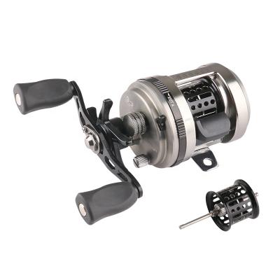 China Hot Type Drum Reel Metal Metal Counting Drum Fish Reel Drum Bass Fishing Reels for sale