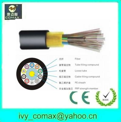 China Non metal Central strength member armored fiber optic cable GYFTY for sale