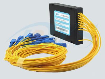 China 1*16 PLC Optical Fiber Splitter , Fiber Optic ST Connector for sale