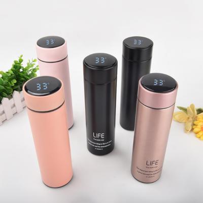 China Sustainable 18 10 Stainless Steel Coffee Water Bottle Insulated Smart Thermos Vacuum Flask for sale