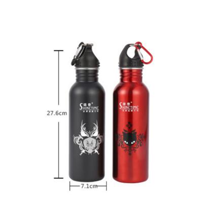 China Sustainable Bulk Lid Metal 2L Drinks Stainless Steel Sports Single Wall Water Bottle for sale