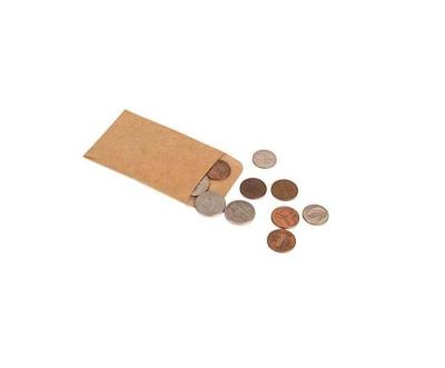 China Business Envelope #1 Coin Envelopes 2.25X3.5 Inch Craft Envelope Jewelry Packaging Mini Kraft Paper Envelopes for sale