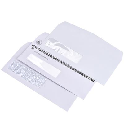 China Business Envelope #8 #9 #10 DL C4 C5 C6 SELF SEAL Self Seal Single Window Windowless One-Stop Mailing Envelope White Security Envelope for sale