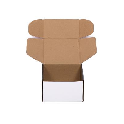 China Recycled Materials White simple style clamshell cardboard universal packaging box with CE for sale