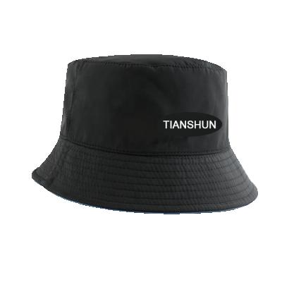 China Fashion Winter Black Soft Comfortable Fish Bucket Hats With Custom Logo For Mens Womens Kids for sale