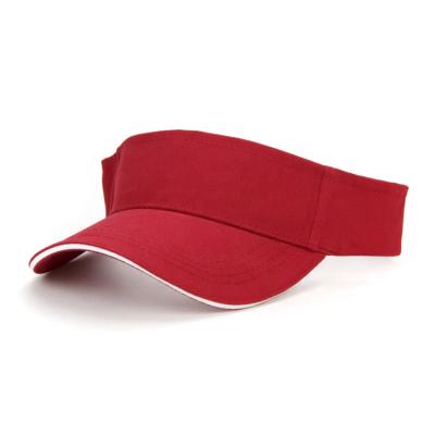 China Promotional Character Cheap Price Gift Visor Hat With Customized Embroidery Printing Logo for sale