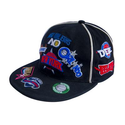 China Fashion embroidery logo JOINT acrylic cotton hip hop fitted snapback hat for sale