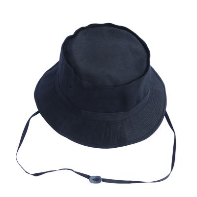 China Factory wholesale cotton fishman hat cheap custom bucket hat soft comfortable with rope for sale