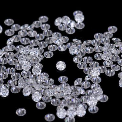 China Wholesale Pleochroic / Pleochroism Gemstone VVS Price 0.8mm-2.75mm Loose Round Shape White Moissanite Stone for sale