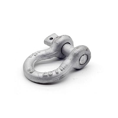 China Heavy Industry Hot Galvanized Carbon Steel Q235B Various Shackles for sale