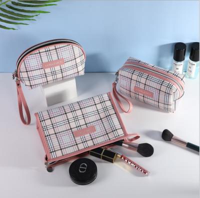 China Women Transparent Cosmetic Zipper Travel Bag Polyester Makeup Bags Beauty Case Make Up Organizer Storage Bath Toiletry Wash Bag for sale