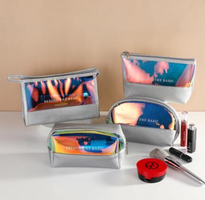 China Fashion Women Transparent Cosmetic Zipper Travel Bag TPU Makeup Bags Beauty Case Make Up Organizer Storage Bath Toiletry Wash Bag for sale