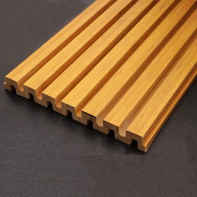 China Modern Indoor Bamboo Wall Panel Bamboo Wall For Hotel Apartment Modern Green High End Decoration for sale