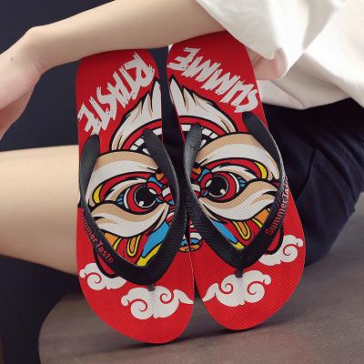 China China Guangdong fashion style cartoon men's and women's flip flops cushioning customized flip flops beach slippers wholesale for sale