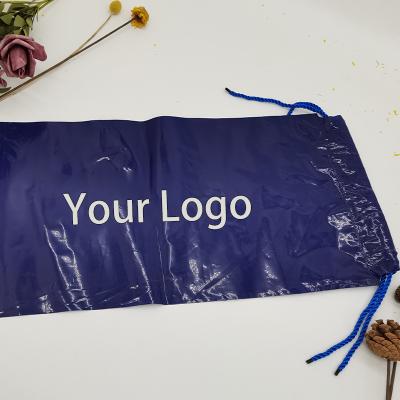 China Safety can be LOGO style fashionable attractive PE plastic drawstring bag customized shopping drawstring bags for sale