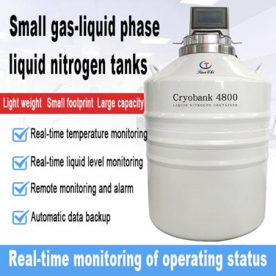 China Cyprus Stem cell liquid nitrogen tank KGSQ aluminum alloy liquid nitrogen tank for sale