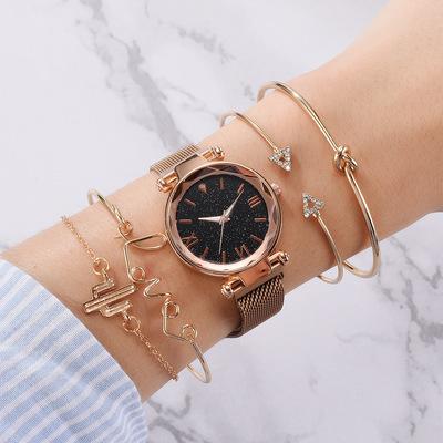 China Waterproof quartz watch set series fashionable ladies watch new bracelet set simple fashion watch set wholesale for sale