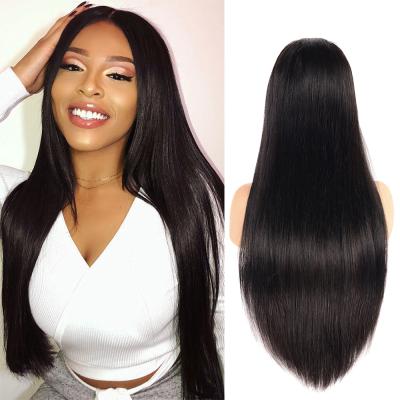 China Wholesale Silky Straight Hair Medium Wig Long Medium Wave Heat Resistant Straight Wigs Full Synthetic Cheap Women Hair Wigs From China for sale