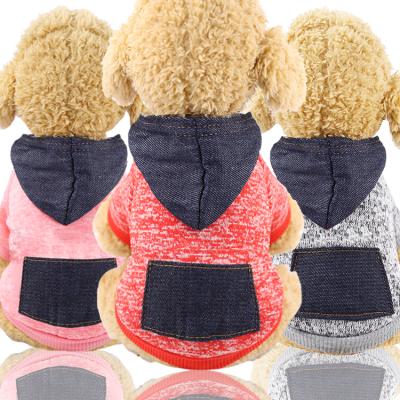 China Wholesale Stocked For Small Dogs Warm Clothing Designers Clothes For Dogs Coat Puppy Equipment Dog Clothes For Large Hoodies for sale