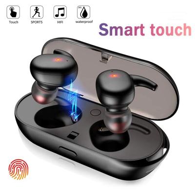 China Wireless Charger For Mobile Phone Y30 TWS Wireless Earbuds 5.0 Earphone Noise Canceling Headset Stereo Sound Music In-Ear Earbuds For Android IOS Smart Phone for sale