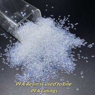 China PFA Resin is used to line PFA Linings, providing corrosion-resistant protection for containers and pipes for sale