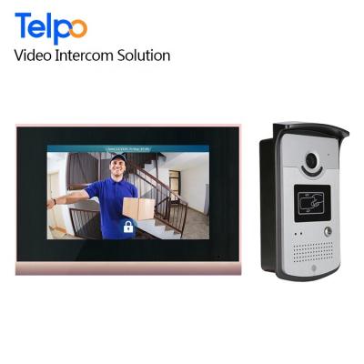 China New Traditional Waterproof Ip65 Security Waterproof Remote Control Villa Telpo Tcp IP Door Bell Audio Visual System With Video Camera for sale