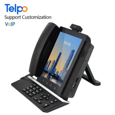 China BT 4.0 New Arrival Telpo V100 Android SIP Video Desk Phone For Business And Office for sale