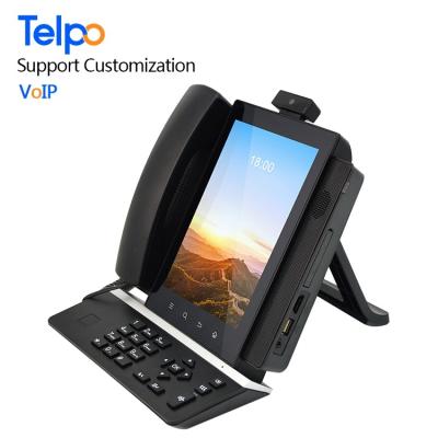 China Bluetooth 4.0 Modern Style Smart Android VoIP System Fixed Wireless Video Phone for sale