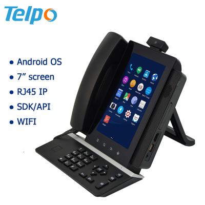 China New Product 3G VoIP Adapter Desk Phone Wifi With Touch Screen V100 for sale