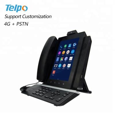 China OEM Production New Arrival 3G 4G Wifi GSM Land Cordless Phone With Sim 200mm(w)x150mm(d)x 220mm(h) for sale