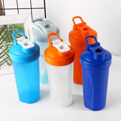 China Disposable 600ml Smart Custom Logo Shaker Bottle Wholesale BPA Free 304 Stainless Steel Mixing Ball for sale