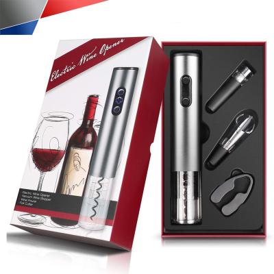 China Sustainable Portable Automatic Stainless Steel Wine Bottle Opener Set for sale