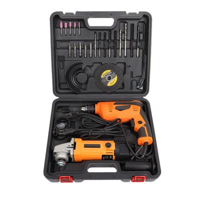 China OUGULA Drill Power Tool Professional Electric Angle Grinder Set Box Combination Kits Boarding and Handling - 954 Boarding and Handling - 814 for sale