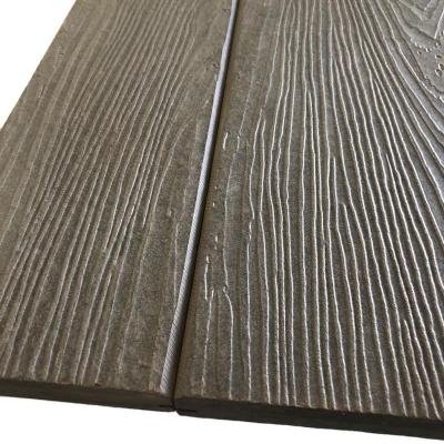 China Scandinavian Black Walnut Grain Fiber Cement Wood Board For Exterior Decking Flooring System Energy Saving Weatherability Application for sale