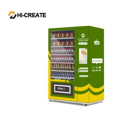 China SDK Machine Reservation 60 Spring Cargo Lane 15 Inch Screen Integrated Vending Machine for sale