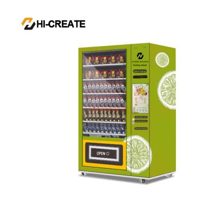 China SDK 60 springs cargo lane 32 inch screen built-in vending soda vending machine for sale