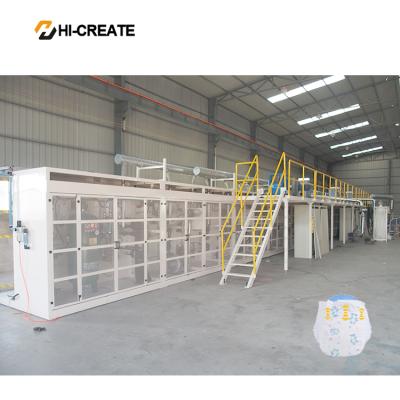 China Factory 2020 Hot Sale Baby Diaper Manufacturing Equipment for sale