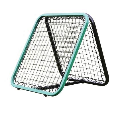 China Durable Portable Mini Square Outdoor Football Practice Rebound Net Double Side Soccer Rebound Net with Adjustable Angle for Training for sale